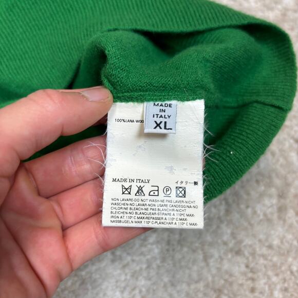 VTG Maison Margiela AW07 Deep V Neck Wool Pullover Sweater Men's XL - Picture 7 of 15